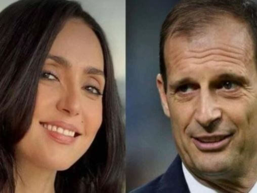 Gloria Allegri ex-husband Massimiliano Allegri and his current partner.